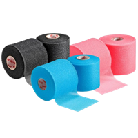 Mueller 3 pack Pre Wrap- Aqua/Black/Pink