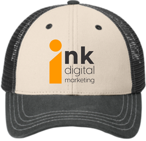 District Tri-Tone Mesh Back Cap- Sandstone/Charcoal/Black Image