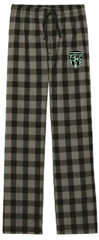 Flannel Plaid Pants- Black/Grey