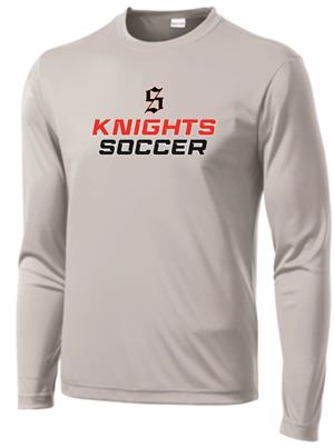 Long Sleeve Training Tee- Silver Image