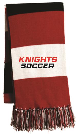 Stratford Scarf- Black/Red/White Image