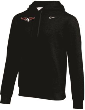 Nike Club Fleece Hoodie - Black Image